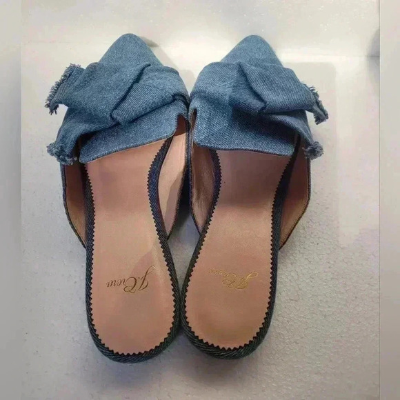 J Crew mules blue - Picture 2 of 10